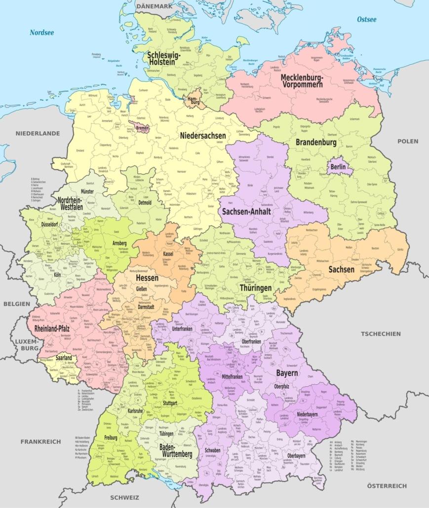 Best districts for airbnb Germany